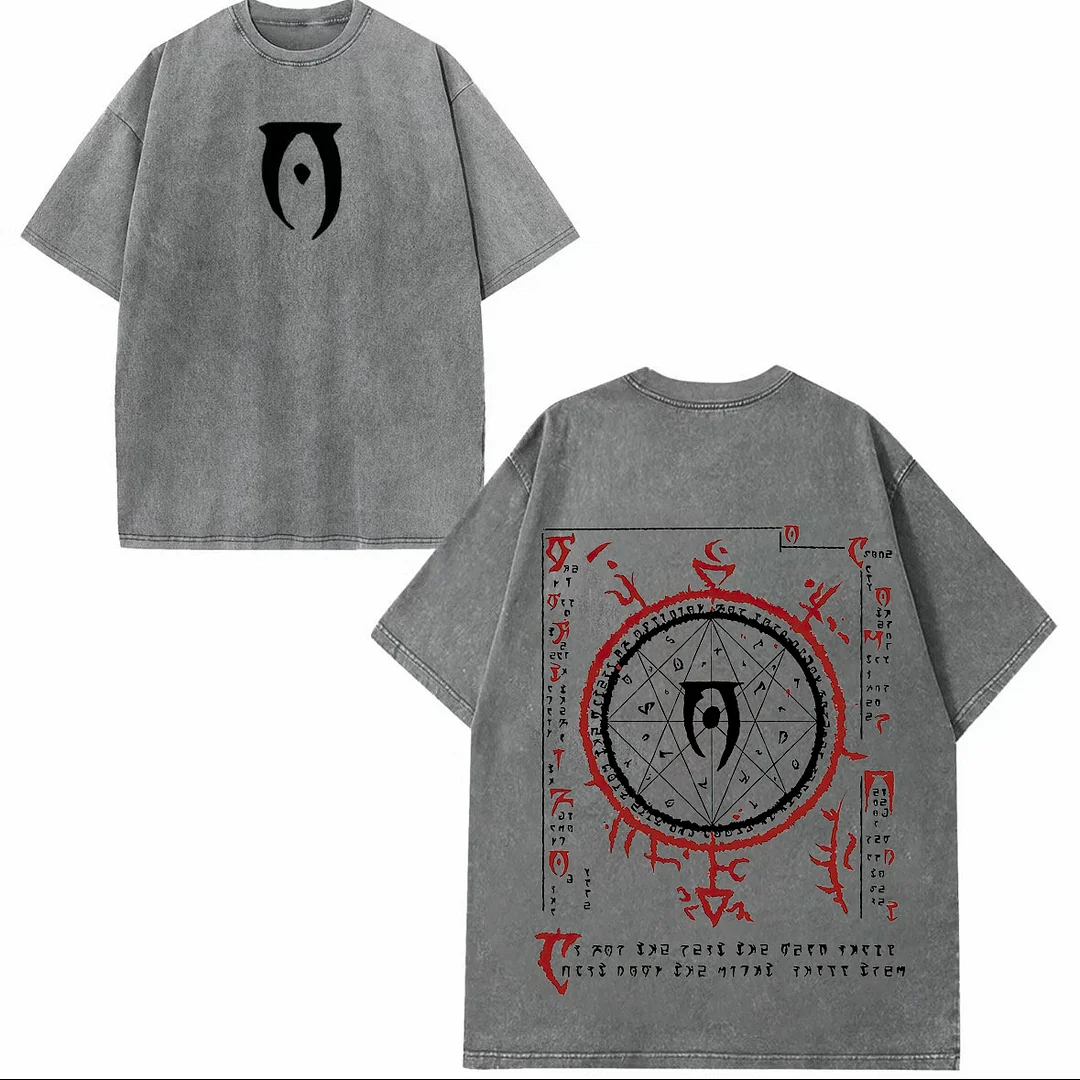 The Elder Scrolls Printed Unisex Washed T-Shirt