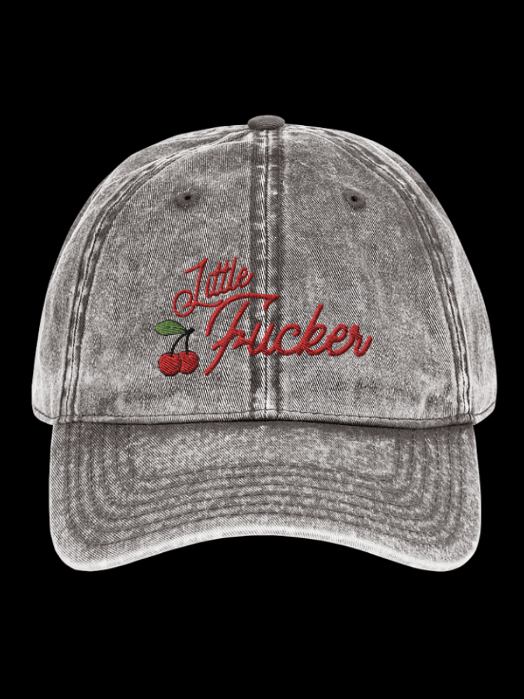 Little Fucker Vintage Cotton Twill Cap