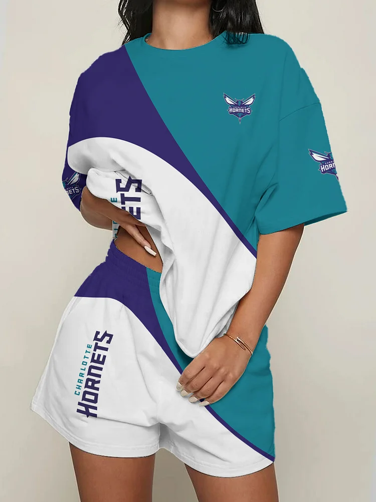 Charlotte Hornets  Limited Edition Top And Shorts Two-Piece Suits