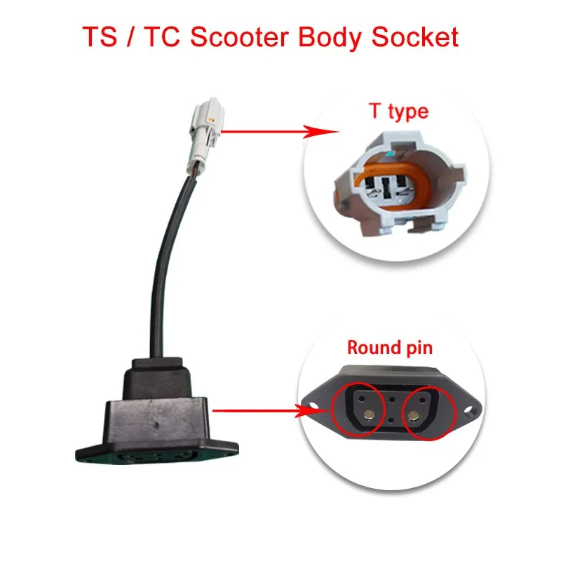 for Super SOCO TS TC Original Motorcycle Accessories Body Charging Plug  Battery Socket Cable Charge Discharge Wire