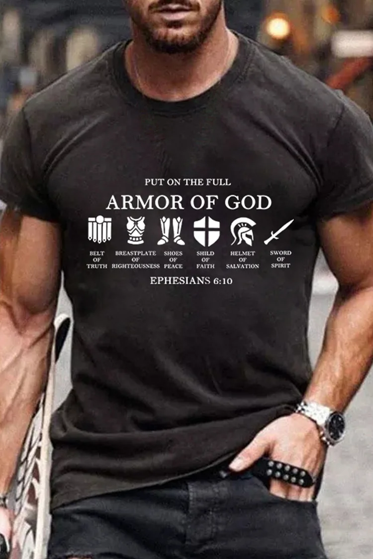 Tiboyz Armor Of God Short Sleeve T-Shirt