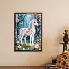 Diamond Painting-DIY Special Shaped Drill Pearl Painting Unicorn(30x40cm)