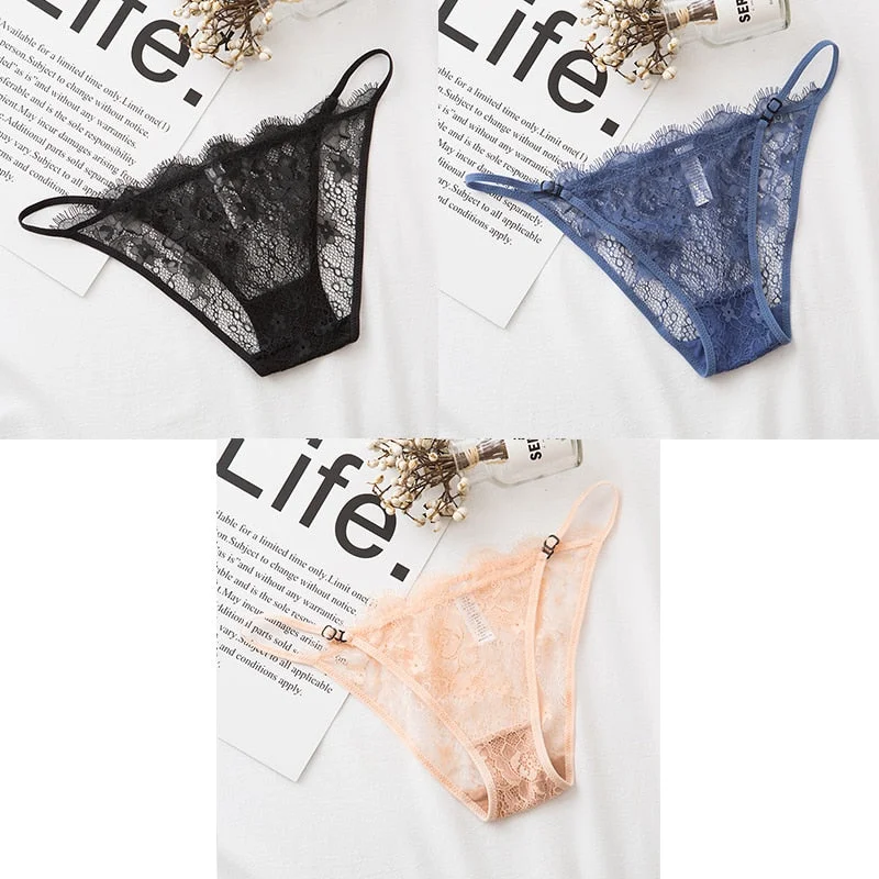 3pcs Sexy Briefs Lace Panties For Woman Underwear Briefs Hot Sale Female Breifs Underwear For Woman Panties Sexy Ladies Briefs