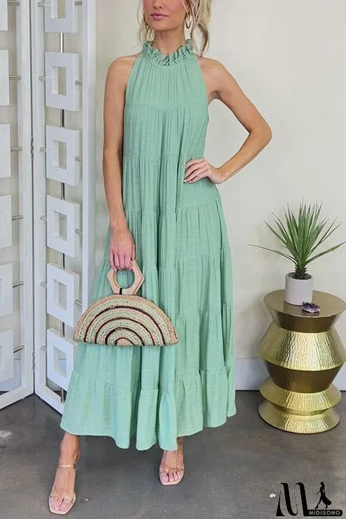 MidiSono - Come To Me Tiered Tank Midi Dress