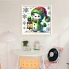 Cute Snowman-18CT Stamped Cross Stitch 30*30cm/11.81*11.81in