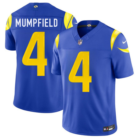 Men's Los Angeles Rams #4 Konata Mumpfield Royal 2026 Vapor F.U.S.E. Limited Jersey