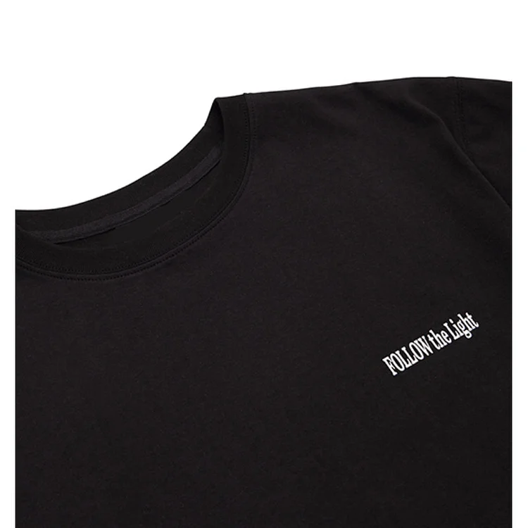 SEVENTEEN TOUR 'FOLLOW' TO SEOUL Logo Black T-shirt