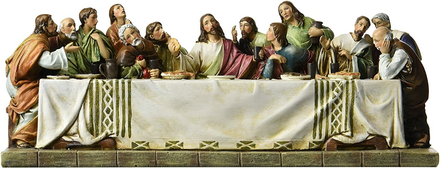 JESUS CHRIST THE LAST SUPPER 8.5X11 Photo Poster painting PICTURE REPRINT CHRISTIAN FATHER SON