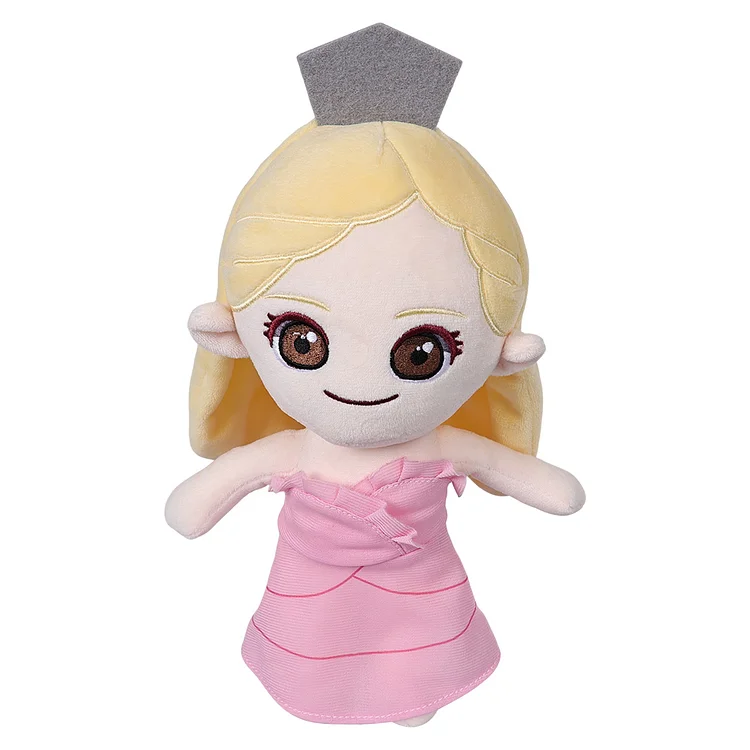 Wicked (2024) Glinda Pink Cosplay Plush Toys Pillow Cartoon Soft Stuffed Dolls Mascot Birthday Xmas Gift