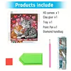 Zwei Katzen, speziell geformte 5D-DIY-Teilbohrer, Diamant-Malkits f&uuml;r Erwachsene, Anf&auml;nger, Wohnheimdekoration, Diamanten-Punkte, Edelstein-Kunstkits 