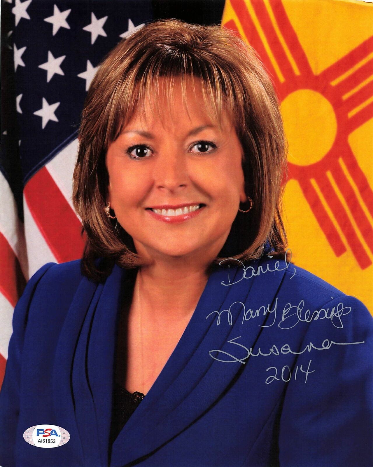 SUSANA MARTINEZ signed 8x10 Photo Poster painting PSA/DNA Autographed