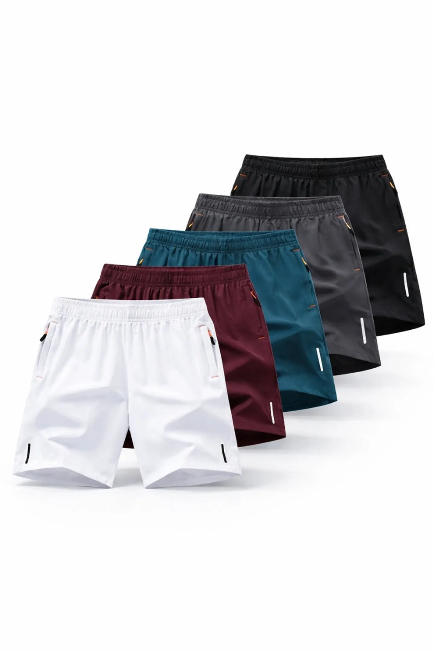 Men's Quick-Dry Training Shorts &ndash; Zip-Pocket Gym & Running Shorts