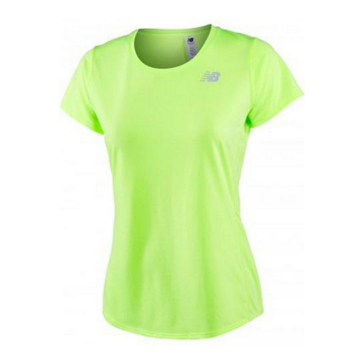 Women&rsquo;s Short Sleeve T-Shirt ACCELERATE New Balance WT73128 BIO Yellow - sale.kim -  endless selection of finest brands