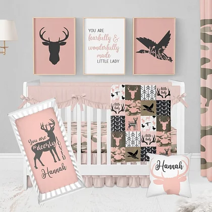 Deer antler baby store bedding