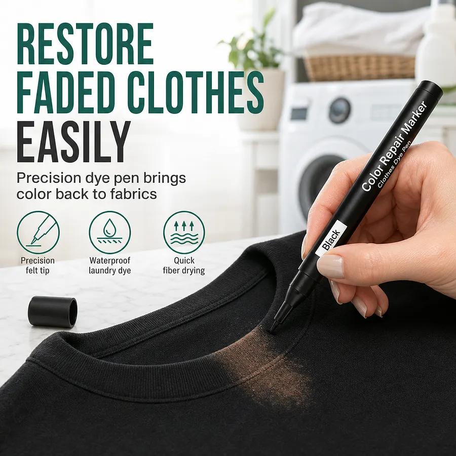 Fabric Color Restoration Pen for Cotton & Linen