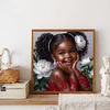 >SALE<5D DIY Full Round Drill Diamond Painting Girl Kit Home Decor Art Craft 30x30cm