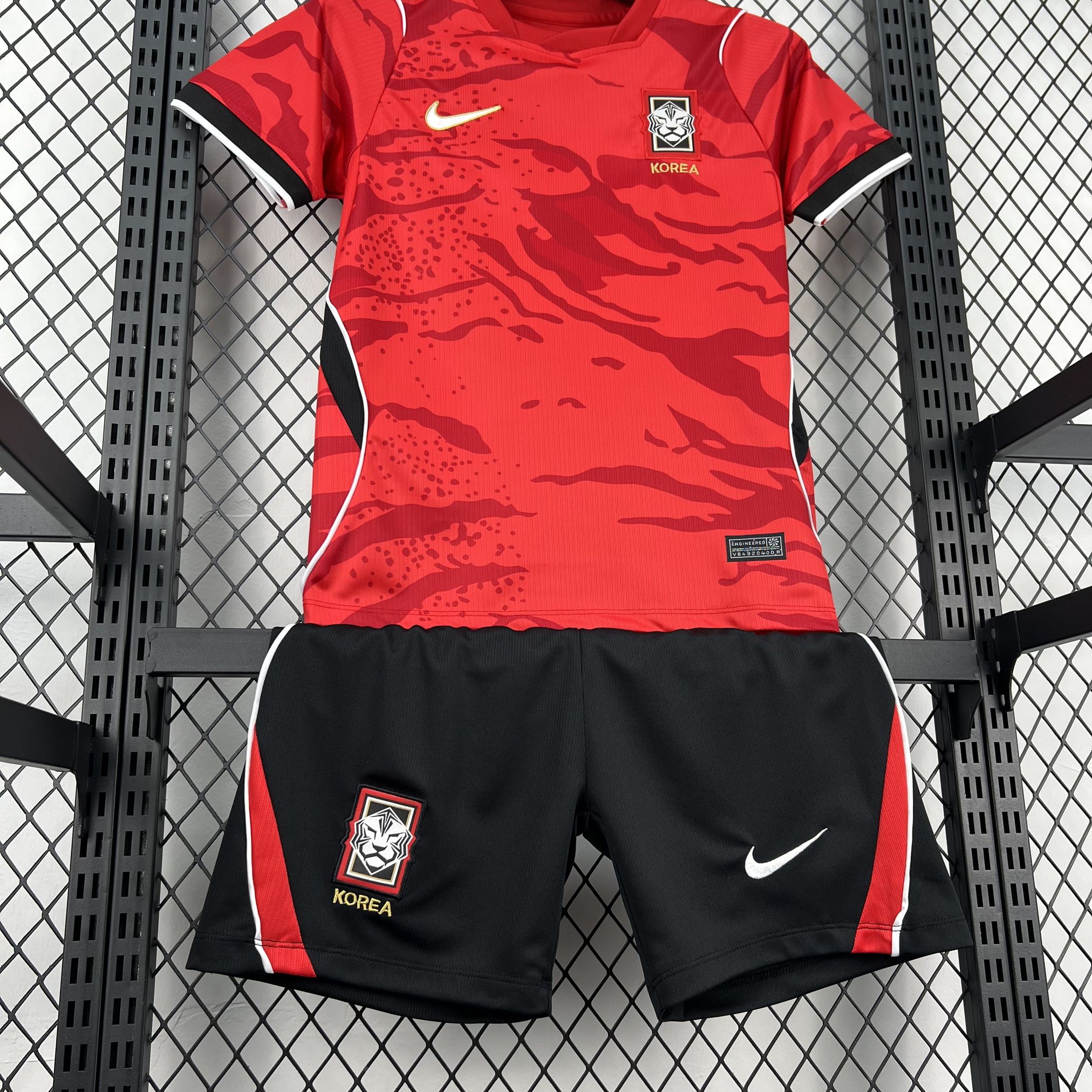 2026 Korea Home Kids Kit Soccer Jersey Thai Quality