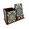 Multifunctional Handmade Wood Diamond Painting Phone/pen Holder& Storage Box Table Ornament Kits
