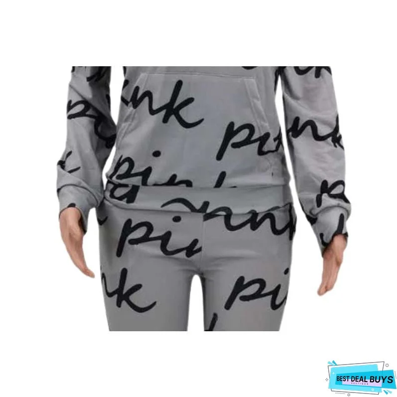 Letter Printed Zipper Set