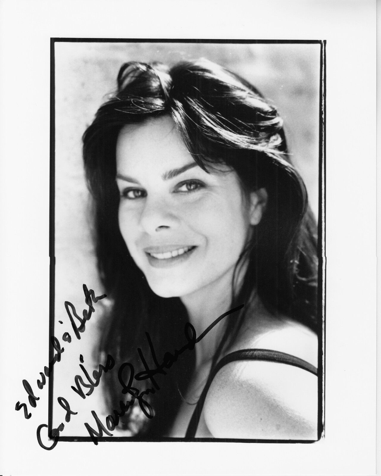 MARCIA GAY HARDEN hand-signed BEAUTIFUL YOUNG 8x10 b/w closeup w/ UACC RD COA