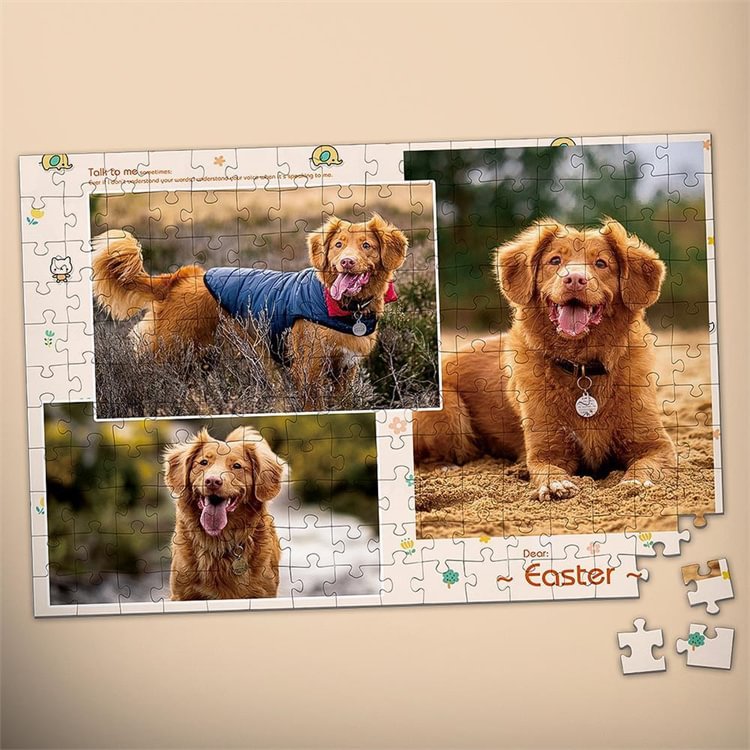 Custom Photo Puzzle Cute Pet 35/300/500/1000 Pieces