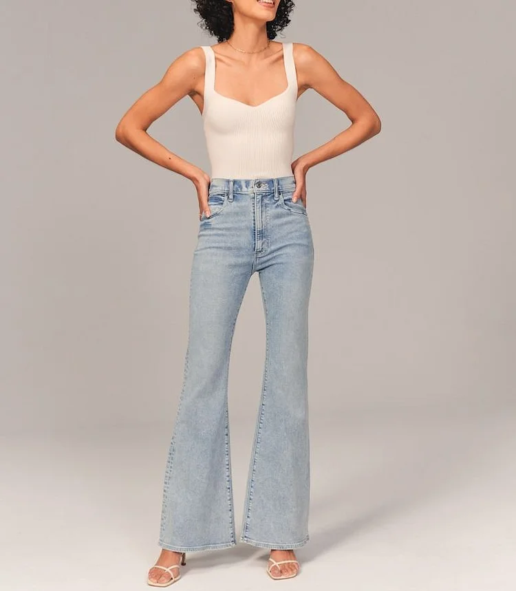 🎅🔥 Ultra High Rise Stretch Flare Jean