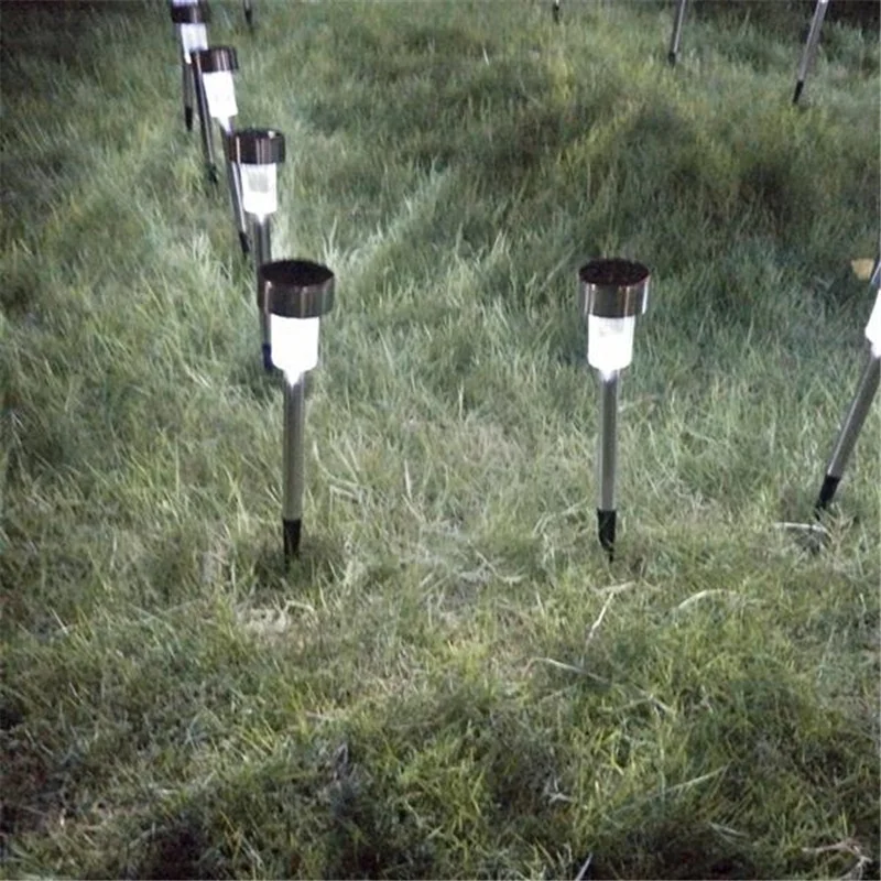  Solar Lights For garden Solar Lights Outdoor, 10Pack Stainless Steel Outdoor Solar Lights - Waterproof, LED Landscape Lighting Solar Powered Outdoor Lights 、、sdecorshop