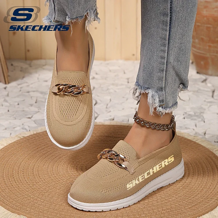 SKECHERS® pletene balerinke
