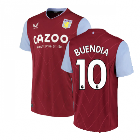 Aston Villa Emi Buendía 10 Home Shirt Kit 2022-2023