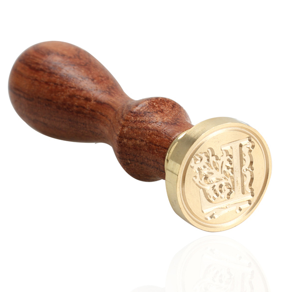 

Alphabet Letter L Retro Wood Sealing Wax - Wax Seal Stamp, 501 Original