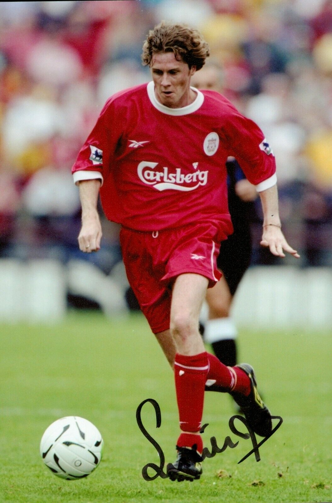 Steve McManaman Signed 6x4 Photo Poster painting Liverpool Genuine Autograph Memorabilia + COA