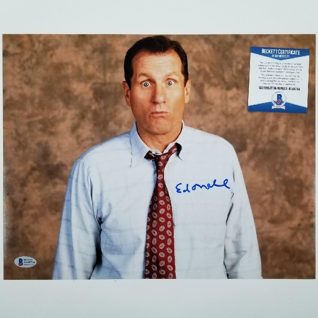 Ed O'Neill signed 11x14 Photo Poster painting #6 Married With Children Autograph Beckett BAS COA