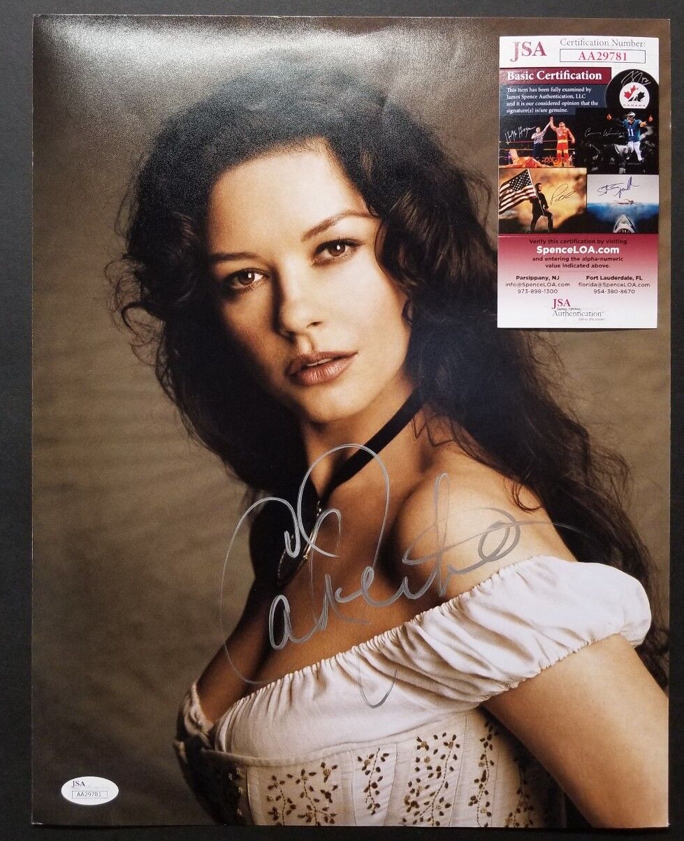 CATHERINE ZETA JONES Signed Autographed ZORRO 11x14 Photo Poster painting. JSA