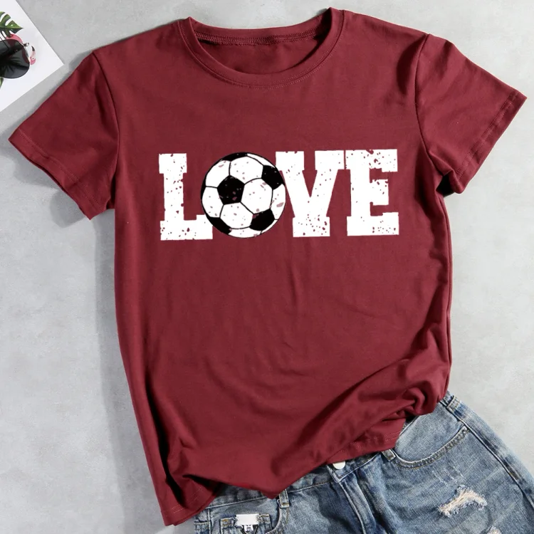 AL™ Love Soccer T-shirt Tee-03293-Annaletters