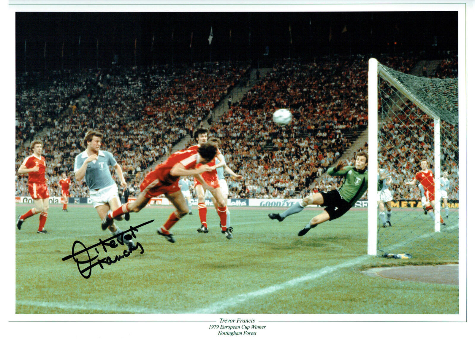 Trevor FRANCIS SIGNED Autograph 16x12 Europe Photo Poster painting AFTAL COA Nottingham Forest