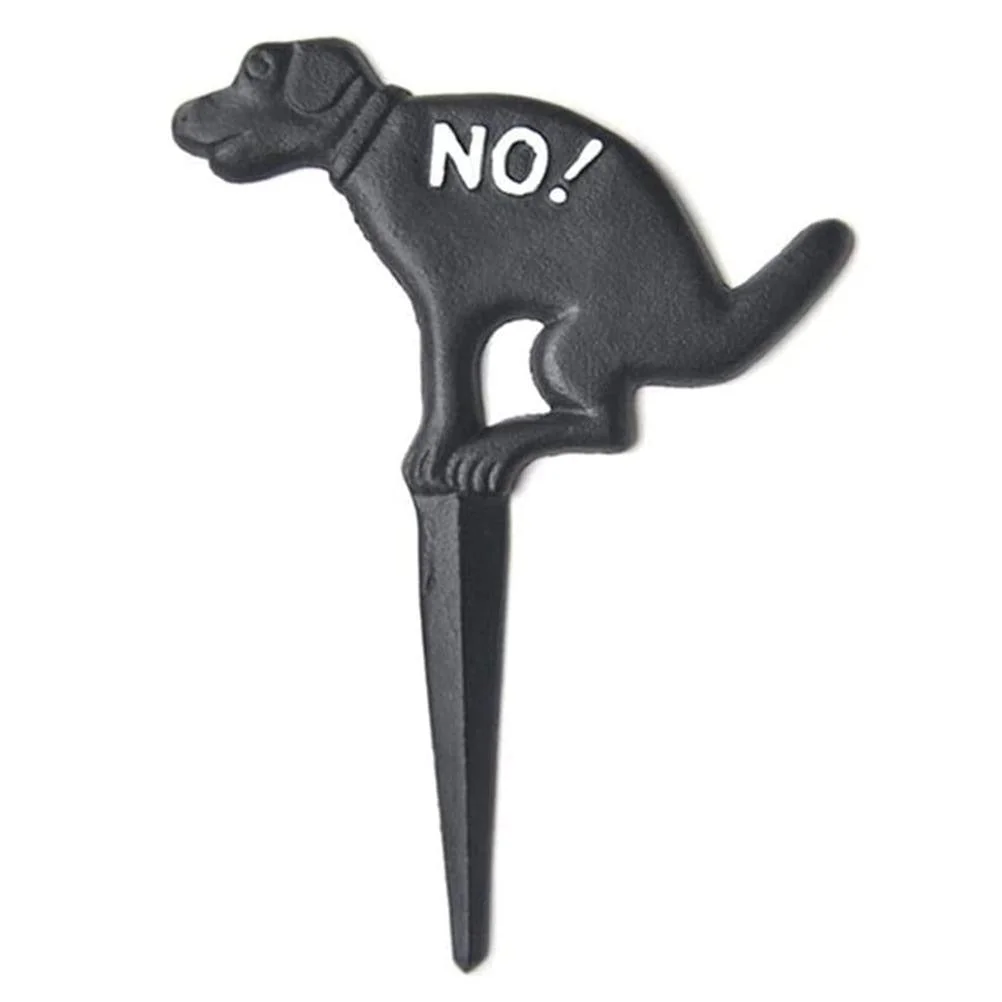 No Pooping Yard Sign Cast Iron Dog Poop Yard Sign Stop Dogs From Pooping On Your Lawn For Outdoor Lawn Garden Yard Home Decor