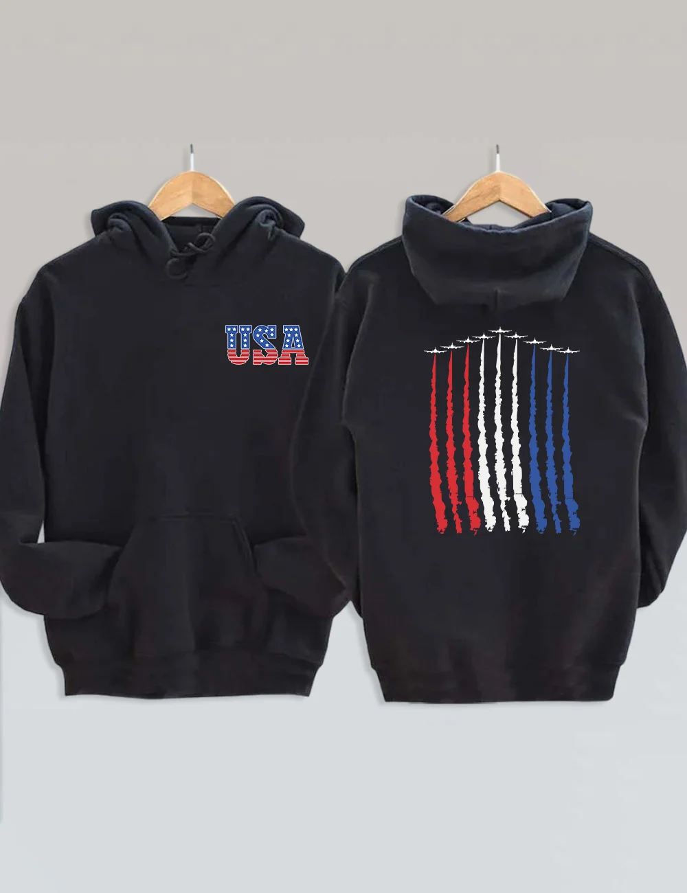 USA American Flag Hoodie