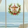 Acryl Weihnachtskarussell Kranz - 5d DIY Handwerk Anhänger