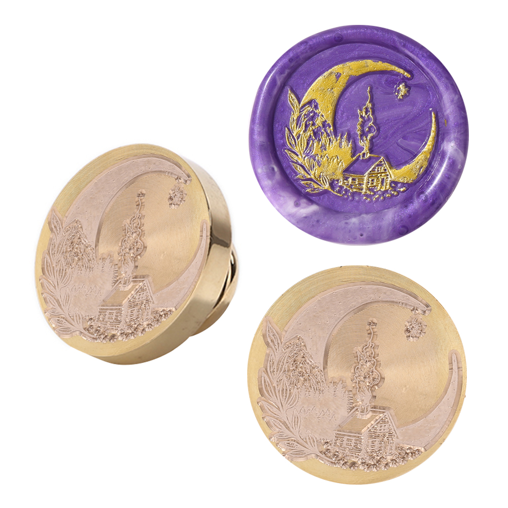 

30mm Moon Sealing Wax Stamp Head - Wax Seal Stamp, 501 Original