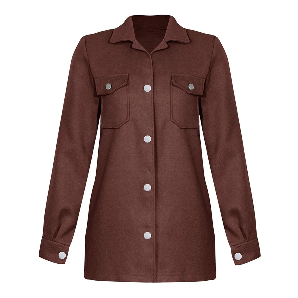 Sale Women Korean Long Sleeve Coat 2023 Vintage Short Jacket Woolen Coat Lady New Autumn Winter Female Outerwear Streetwear D30