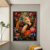 >SALE<Full Embroidery Eco-cotton Thread 11CT Print Flower Dragon Cross Stitch 50x60cm