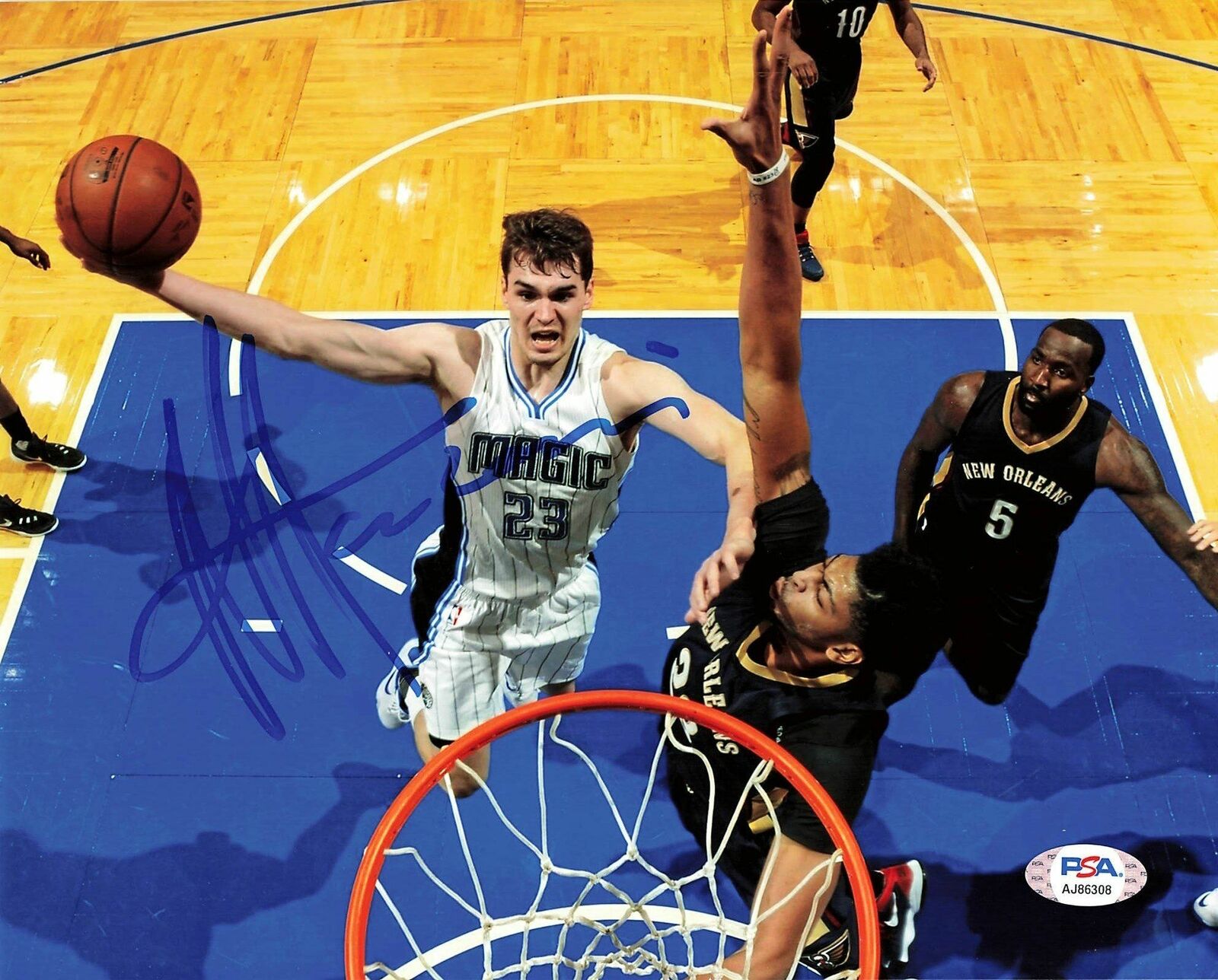 Mario Hezonja signed 8x10 Photo Poster painting PSA/DNA Orlando Magic Autographed