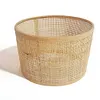 E27 Rattan Woven Lampshade Rattan Table Lamp Shade Retro Rattan Lamp Shade Decor