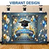 Congrats Photography Background Cloth Wear Resist Bachelor Hat Backdrop Banner