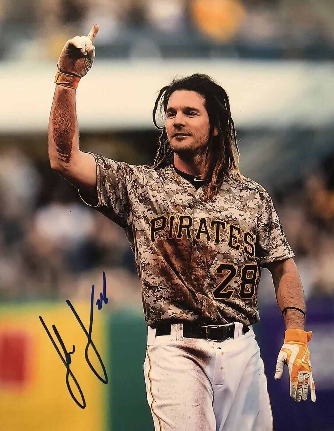 John Jaso PITTSBURGH PIRATES Signed 8x10 Photo Poster painting