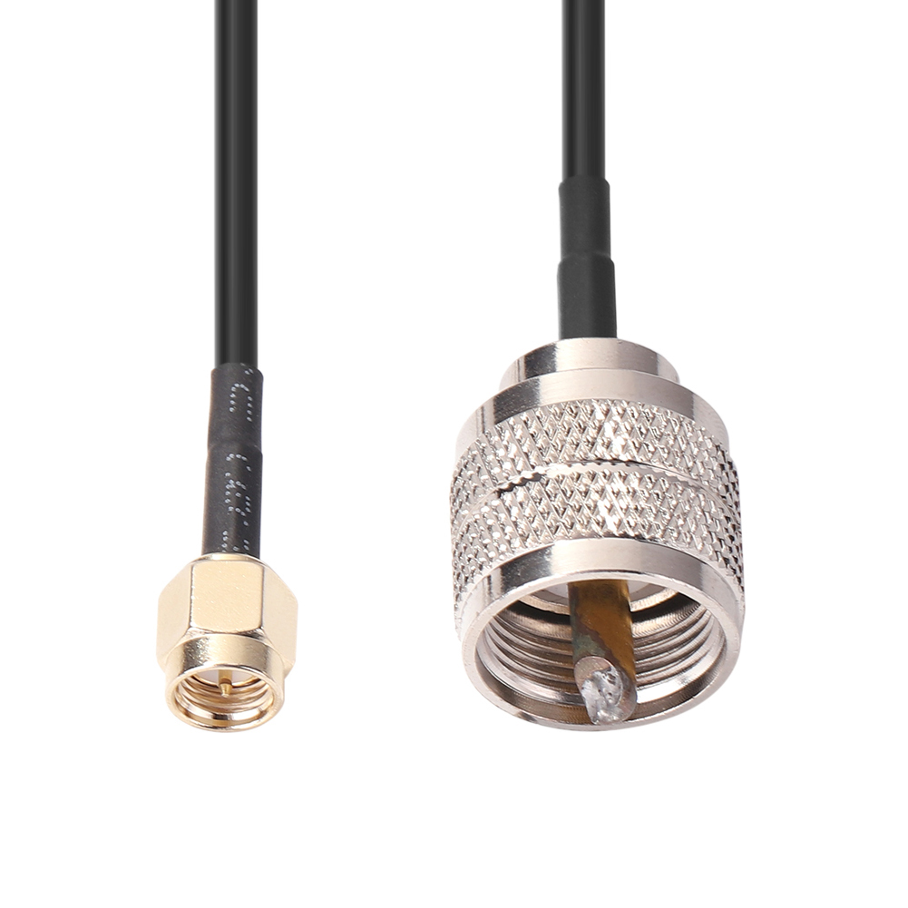 

UHF Male to SMA Male Coaxial Cable SDR Signal Connector Dipole Antenna, 6m, 501 Original