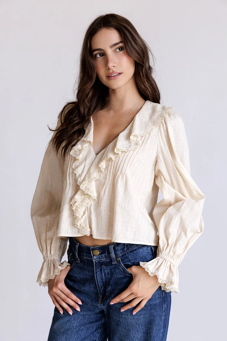 Jillian Ruffle Top