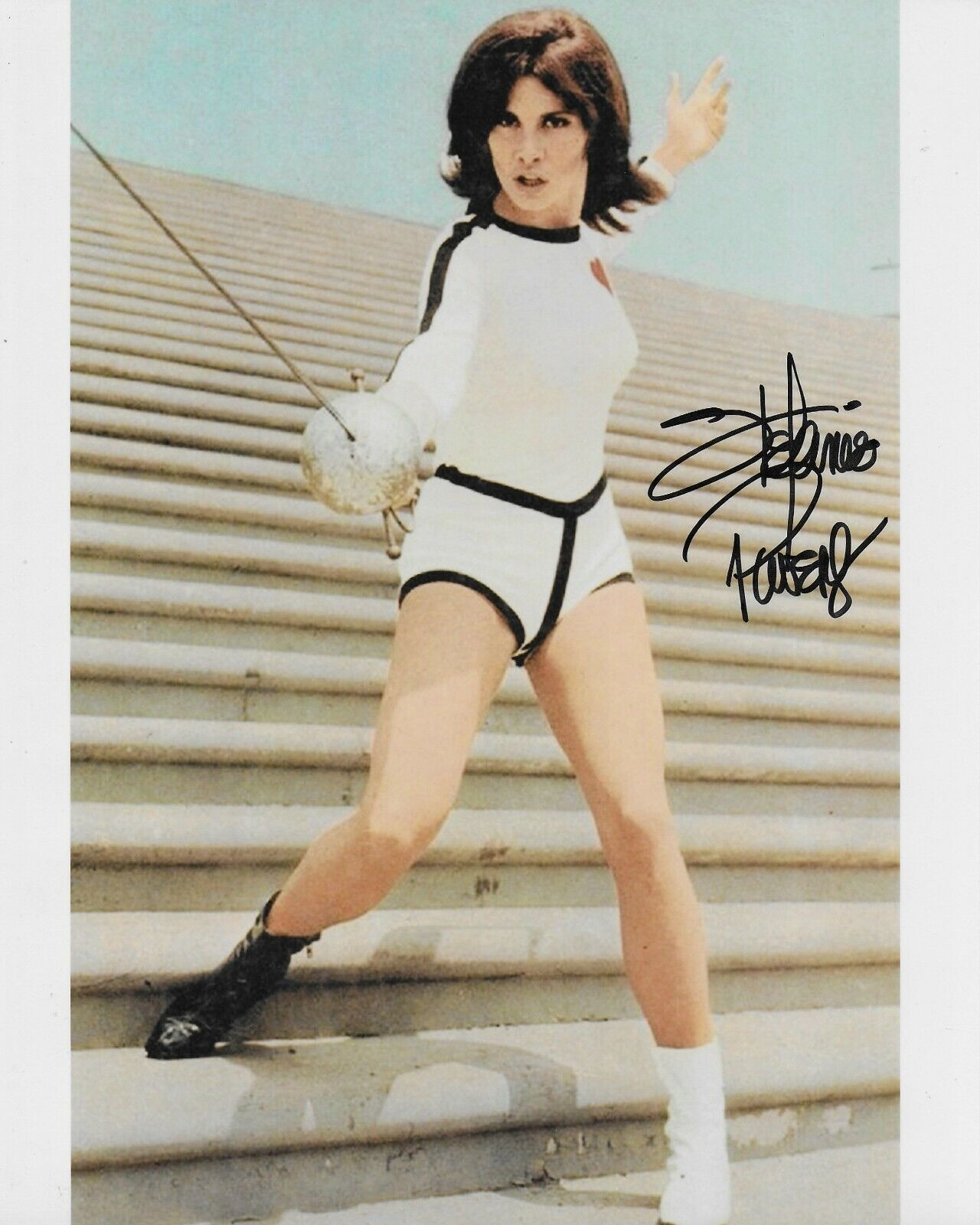 Stefanie Powers Original 8X10 Photo Poster painting #41 Signed In Person At Hollywood Show