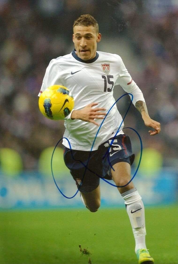 Fabian Johnson SOCCER autograph, In-Person signed Photo Poster painting