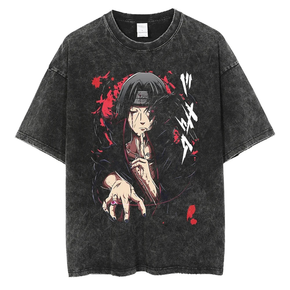 Itachi Japanese Anime Printed T-Shirt